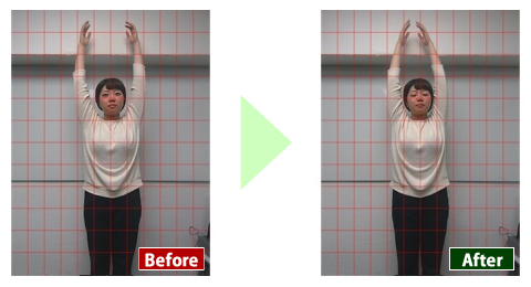 美健セラピー Before After