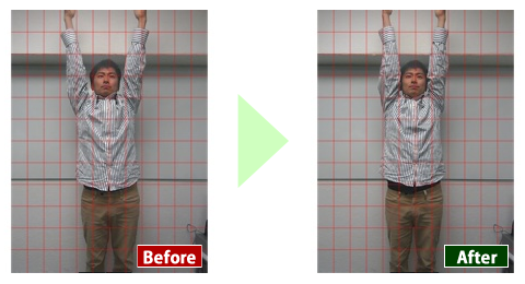 美健セラピー Before After