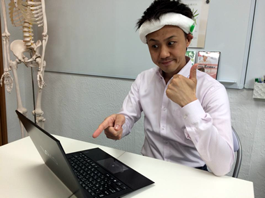 2. BMK協会の専用ホームページにアクセス。PC、スマホから、BMK美健セラピーマスターチェックテストを受ける。